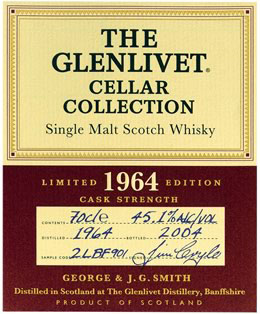 Glenlivet-1964-label